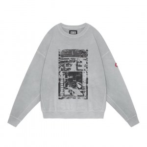 CAVEMPT C.E//̵2024AW/OVERDYE All Mod Coms CREW NECK/åȤξʲ