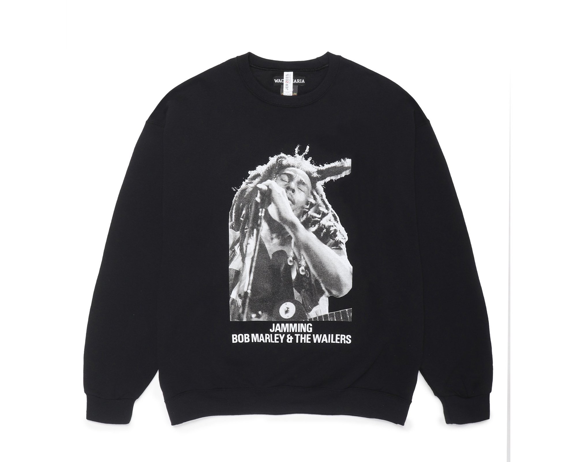 WACKOMARIA/ワコマリア/【送料無料】PRE-2024FW/BOB MARLEY / CREW NECK SWEAT SHIRT (  TYPE-2 )(BLACK)/スウェット