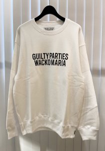 WACKOMARIA/拾ޥꥢ/̵PRE-2024FW/MIDDLE WEIGHT CREW NECK SWEAT SHIRT(WHITE)/åȤξʲ