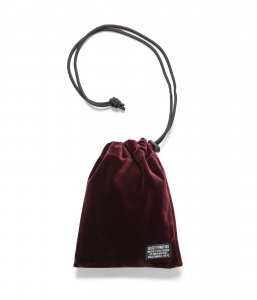 WACKOMARIA/拾ޥꥢ/PRE-2024FW/VELVET SHOULDER POUCH(BURGUNDY)/ݡξʲ