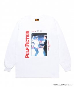 WACKOMARIA/拾ޥꥢ/̵2024FW/PULP FICTION / CREW NECK LONG SLEEVE T-SHIRT ( TYPE-2 )(WHITE)/Tξʲ