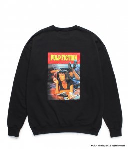 WACKOMARIA/拾ޥꥢ/̵2024FW/PULP FICTION / CREW NECK SWEAT SHIRT ( TYPE-5 )(BLACK)/åȤξʲ