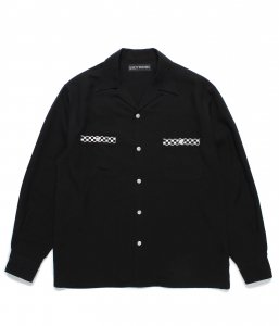 WACKOMARIA/拾ޥꥢ/̵2024FW/SWITCHING SHIRT ( TYPE-1 )(BLACK-WHITE)/å󥰥Ĥξʲ