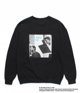 WACKOMARIA/拾ޥꥢ/̵2024FW/CHET BAKER / CREW NECK SWEAT SHIRT ( TYPE-1 )(BLACK)/åȤξʲ