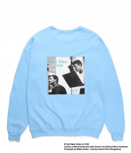 WACKOMARIA/拾ޥꥢ/̵2024FW/CHET BAKER / CREW NECK SWEAT SHIRT ( TYPE-1 )(BLUE)/åȤξʲ