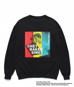 WACKOMARIA/拾ޥꥢ/̵2024FW/CHET BAKER / CREW NECK SWEAT SHIRT ( TYPE-2 )(BLACK)/åȤξʲ