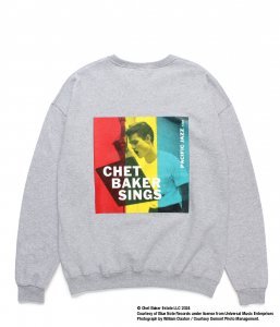 WACKOMARIA/拾ޥꥢ/̵2024FW/CHET BAKER / CREW NECK SWEAT SHIRT ( TYPE-2 )(GRAY)/åȤξʲ