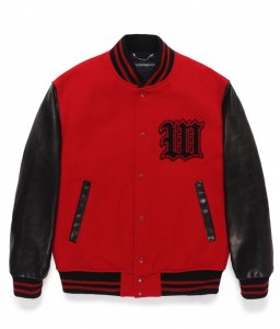 WACKOMARIA/拾ޥꥢ/̵2024FW/LEATHER VARSITY JACKET -B- ( TYPE-2 )(RED)/Сƥ㥱åȤξʲ