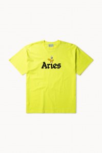 ARIES/꡼/̵AW24/Aged Aye Duck Fluoro SS Tee/TĤξʲ