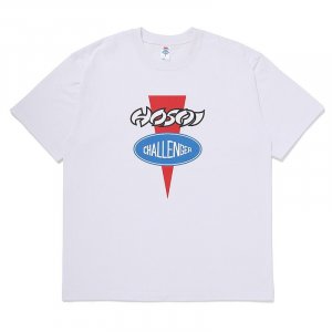 CHALLENGER/󥸥㡼/2024SS/HOSOI  CHALLENGER FRONT LOGO S/S TEE(WHITE)/TĤξʲ