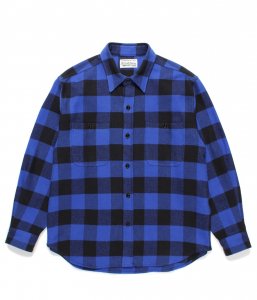 WACKOMARIA/拾ޥꥢ/̵2024FW/FLANNEL REGULAR COLLAR SHIRT(BLUE)/եͥ륷Ĥξʲ