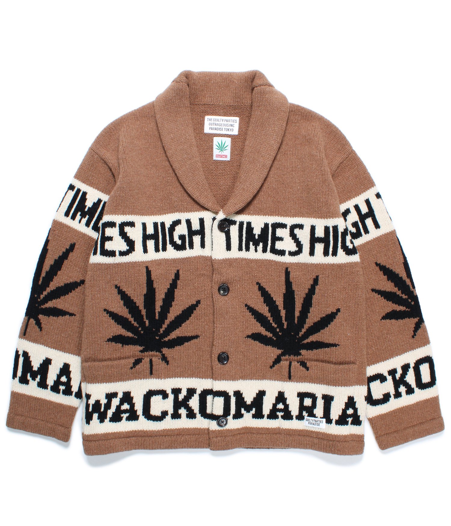 【WACKO MARIA (ワコマリア)】 HIGHTIMES カウチンニット│WACKO  MARIA（ワコマリア）・COOTIE（クーティー）・N.HOOLYWOOD（エヌハリウッド）などの正規取扱通販サイト│Valley