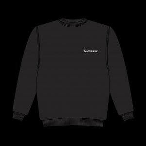 No Problemo/Ρץ֥/̵AW24/Mini Problemo Crew Neck Sweat(BLACK)/åȤξʲ