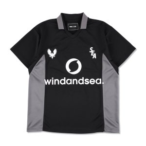 WIND AND SEA/󥷡/̵2024AW/Wind Wave Home Shirt(BLACK)/ॷĤξʲ