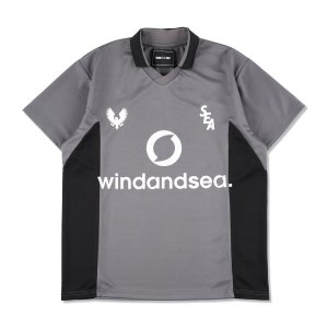 WIND AND SEA/󥷡/̵2024AW/Wind Wave Home Shirt(CHARCOAL)/ॷĤξʲ