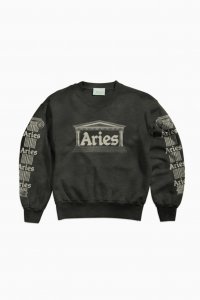 ARIES/꡼/̵AW24/Aged Ancient Column Sweat(BLACK)/åȤξʲ