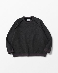 WHIZLIMITED/ߥƥå/̵2024AW/TEAR KNIT(GRAY)/롼ͥå˥åȤξʲ