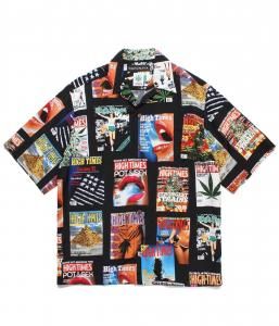 WACKOMARIA/拾ޥꥢ/̵2025SS/HIGHTIMES / S/S HAWAIIAN SHIRT(BLACK)/ϥĤξʲ