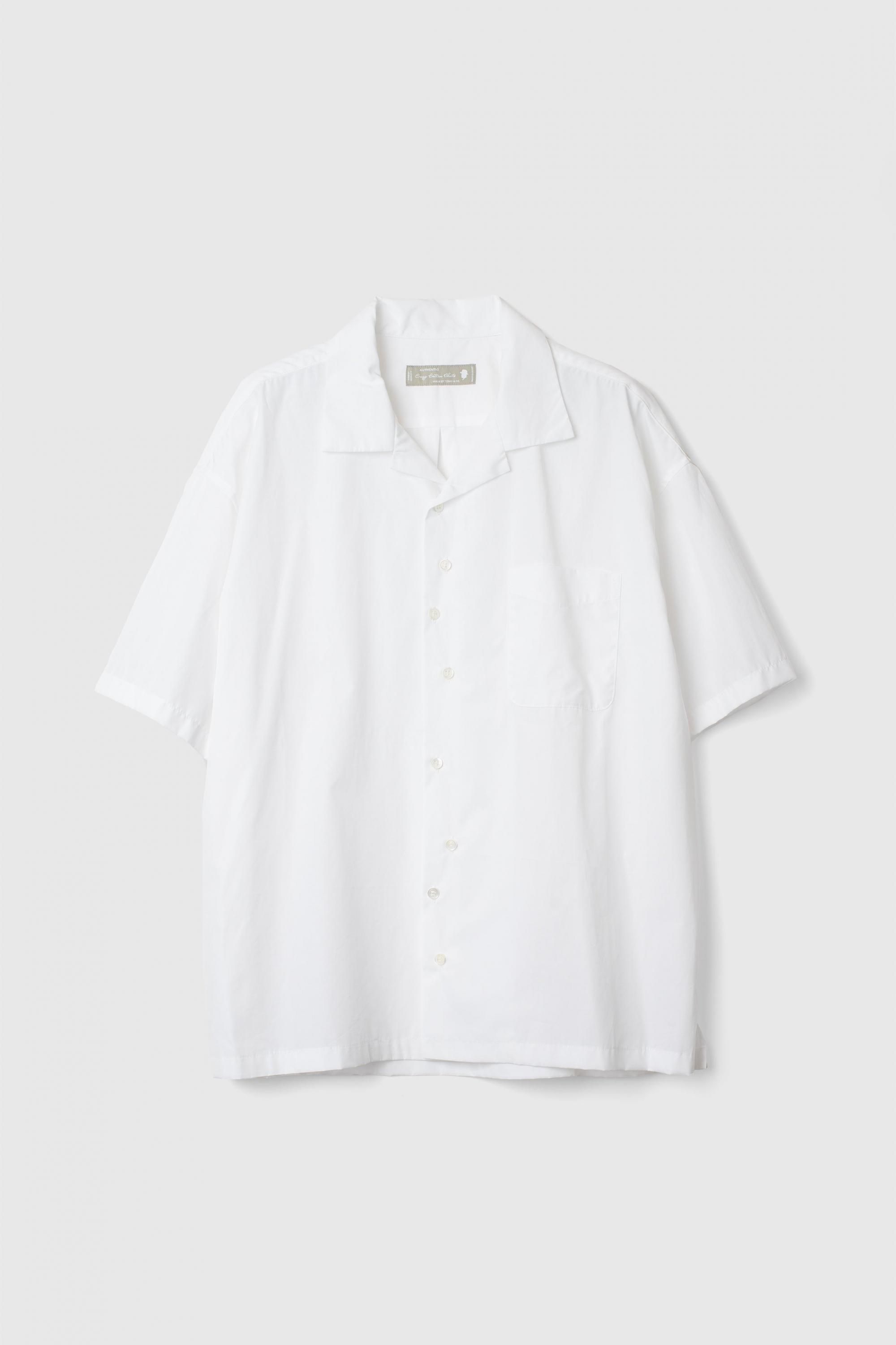 Tomo & Co. (トモアンドシーオー)】 オープンカラーシャツ