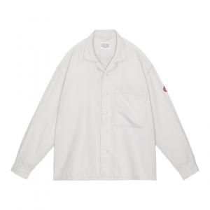 CAVEMPT C.E//̵2025SS/COTTON LPOC OPEN SHIRT(GREY)/Ĥξʲ