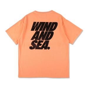 <img class='new_mark_img1' src='https://img.shop-pro.jp/img/new/icons47.gif' style='border:none;display:inline;margin:0px;padding:0px;width:auto;' />WIND AND SEA/󥷡/2025SS/BACK LOGO S/S TEE(ORANGE)/TĤξʲ