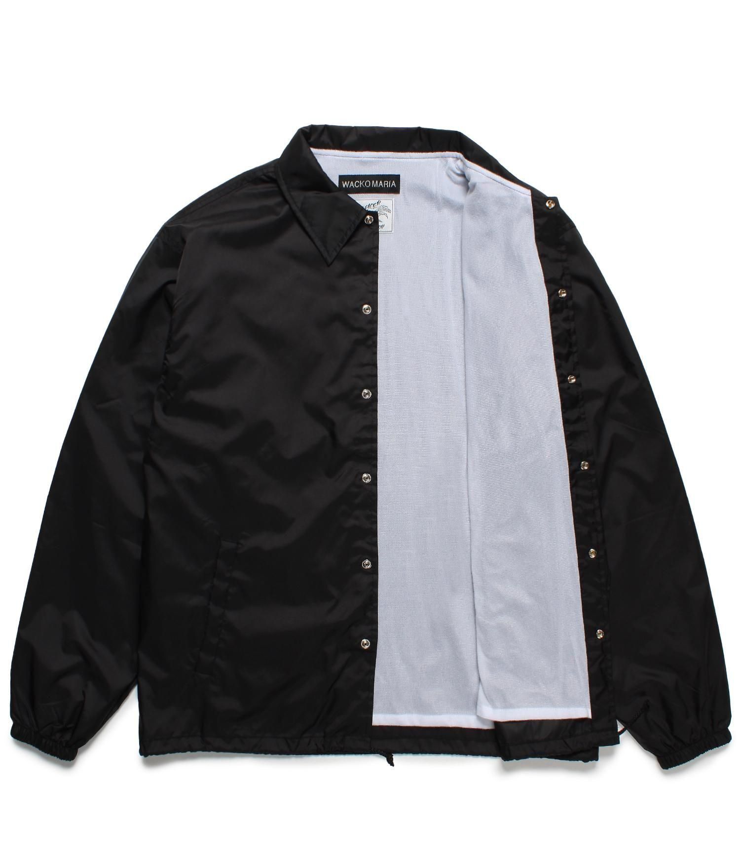 ジャケット・アウター WACKOMARIA NECKFACE COACH JACKET M Wacko Maria Men's x Neckface Coach Jacket in Black Wacko Maria
