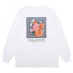 <img class='new_mark_img1' src='https://img.shop-pro.jp/img/new/icons47.gif' style='border:none;display:inline;margin:0px;padding:0px;width:auto;' />CHALLENGER/󥸥㡼/2025SS/L/S ROSE BANDANA TEE(WHITE)/Tξʲ