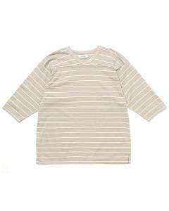 nonnative/Υͥƥ/̵2025SS/COACH Q/S V-NECK TEE BORDER COTTON JERSEY(SAND)/ܡTĤξʲ
