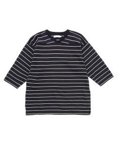 nonnative/Υͥƥ/̵2025SS/COACH Q/S V-NECK TEE BORDER COTTON JERSEY(DK. NAVY)/ܡTĤξʲ