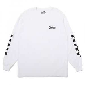 CHALLENGER/󥸥㡼/2025SS/L/S CHECKER TEE(WHITE)/Tξʲ