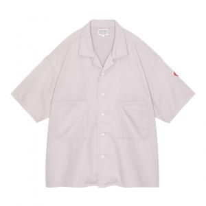 CAVEMPT C.E//̵2025SS/SOFT CW SHORT SLEEVE OPEN SHIRT(GREY)/Ĥξʲ
