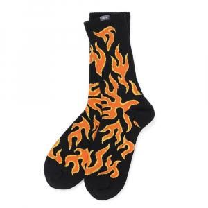 CHALLENGER/󥸥㡼/2025SS/FIRE SOCKS(ORANGE-BLACK)/åξʲ