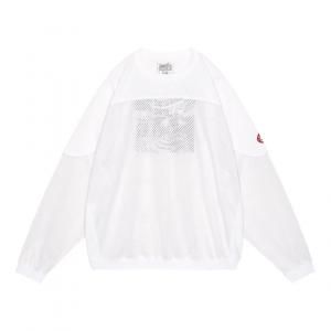 <img class='new_mark_img1' src='https://img.shop-pro.jp/img/new/icons47.gif' style='border:none;display:inline;margin:0px;padding:0px;width:auto;' />CAVEMPT C.E//̵2025SS/MESH TRACK CREW NECK(WHITE)/å奫åȥξʲ