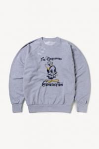 ARIES/꡼/̵SS25/Destroyed Weedie Pie Raglan Sweat(womens)/åȤξʲ