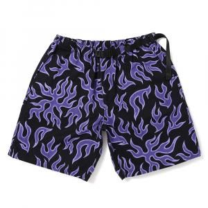 CHALLENGER/󥸥㡼/̵2025SS/FIRE SHORTS(PURPLE-BLACK)/硼Ĥξʲ