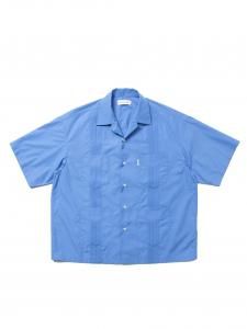 COOTIE PRODUCTIONS/ƥץ/̵2025SS/120/2 Typewriter Cuba S/S Shirt(Blue)/塼ХĤξʲ