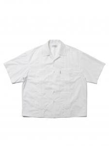 COOTIE PRODUCTIONS/ƥץ/̵2025SS/120/2 Typewriter Cuba S/S Shirt(White)/塼ХĤξʲ
