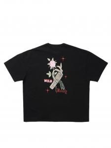 COOTIE PRODUCTIONS/ƥץ/̵2025SS/Print S/S Tee (Wild Honey)(Black)/TĤξʲ