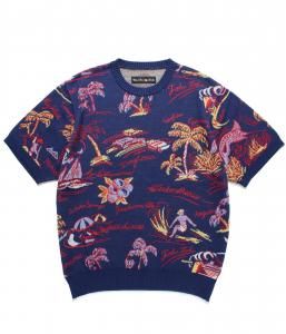 WACKOMARIA/拾ޥꥢ/̵2025SS/JACQUARD SWEATER S/S ( TYPE-1 )/㥬ɥξʲ