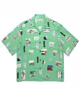 WACKOMARIA/拾ޥꥢ/̵2025SS/̺/S/S HAWAIIAN SHIRT(GREEN)/ϥĤξʲ