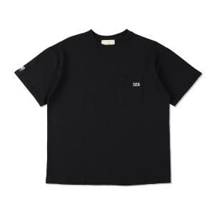 WIND AND SEA/󥷡/2025SS/SEA ESS 2P POCKET S/S TEE(BLACK)/ݥåTĤξʲ