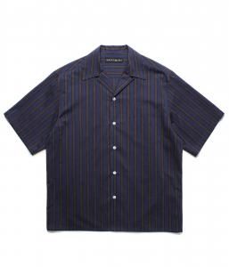 <img class='new_mark_img1' src='https://img.shop-pro.jp/img/new/icons47.gif' style='border:none;display:inline;margin:0px;padding:0px;width:auto;' />WACKOMARIA/拾ޥꥢ/̵2025SS/STRIPED OPEN COLLAR SHIRT S/S ( TYPE-2 )(NAVY)/ץ󥫥顼Ĥξʲ