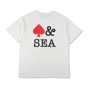 WIND AND SEA/󥷡/2025SS/BACK LOGO S/S TEE (SPADE)(WHITE)/TĤξʲ