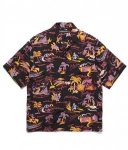 WACKOMARIA/拾ޥꥢ/̵2025SS/HAWAIIAN SHIRT S/S ( TYPE-2 )(BLACK)/ϥĤξʲ