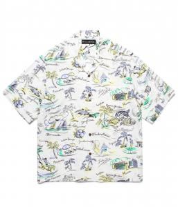 WACKOMARIA/拾ޥꥢ/̵2025SS/HAWAIIAN SHIRT S/S ( TYPE-2 )(WHITE)/ϥĤξʲ