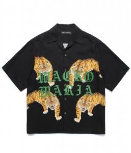 WACKOMARIA/拾ޥꥢ/̵2025SS/HAWAIIAN SHIRT S/S ( TYPE-7 )(BLACK)/ϥĤξʲ