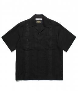 WACKOMARIA/拾ޥꥢ/̵2025SS/56 TATTOO STUDIO / CUBA SHIRT S/S(BLACK)/塼ХĤξʲ