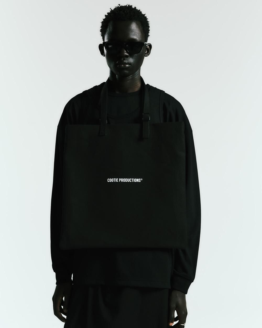 COOTIE PRODUCTIONS ブラック トートバッグ COOTIE PRODUCTIONS / Canvas Tote Bag -Black-