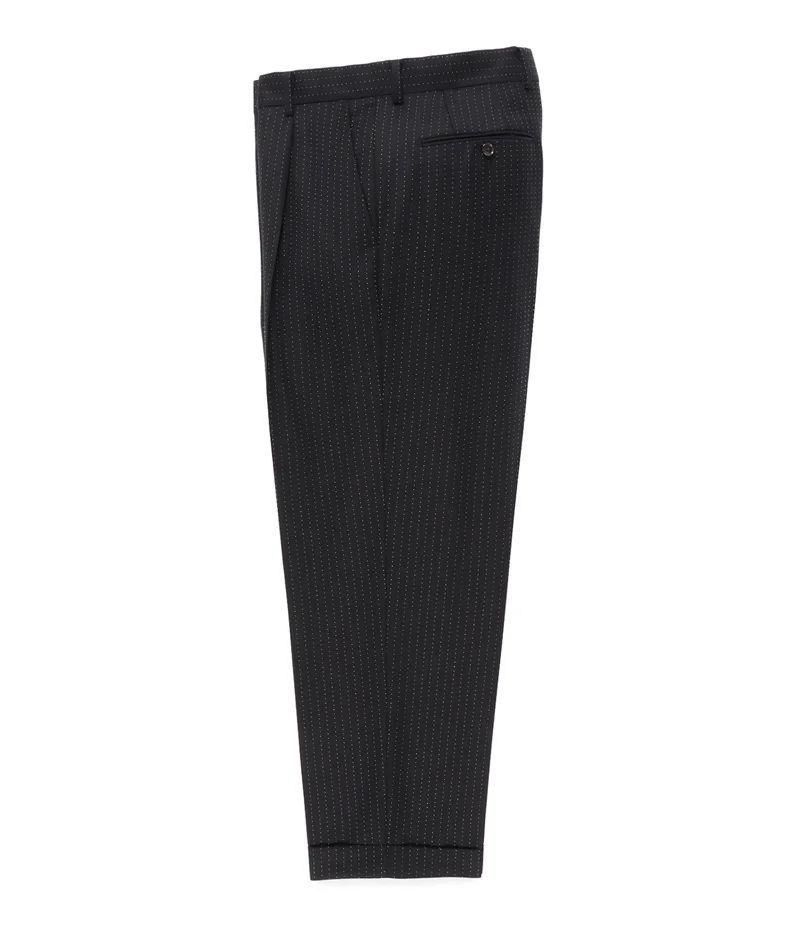 スーツ wacko maria pleated trousers type-2 TIGHT / PLEATED TROUSERS (TYPE-2) （BLACK）