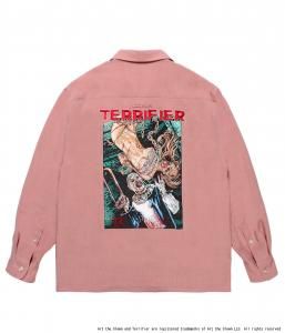<img class='new_mark_img1' src='https://img.shop-pro.jp/img/new/icons47.gif' style='border:none;display:inline;margin:0px;padding:0px;width:auto;' />WACKOMARIA/拾ޥꥢ/̵2025FW/TERRIFIER / 50'S SHIRT L/S(PINK)/50'SĤξʲ